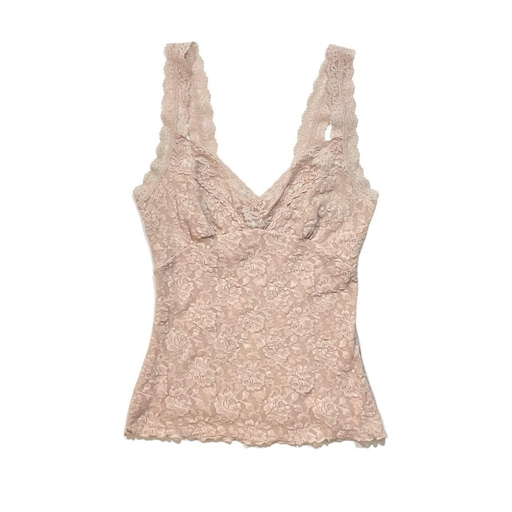 90s vintage blush pink lace cami top